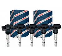 5x BOSCH Bobine di Accensione Bobina Accensione Adatto A per Infiniti Fx