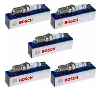 5X BOSCH Candela Per Mercedes-Benz Saloon W124 230 E Cat 200 W123 SL R129 300