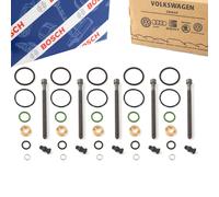 5x Bosch Pumpe Düse Dichtsatz Tdi + VW Avvitare il Tratto Repsatz per T5