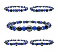 5x Bracciale Inter Atalanta Acciaio perle da Uomo Donna lotto idea regalo Natale