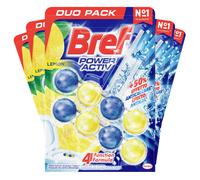 5x Bref WC Power Activ Tavoletta Detergente Profumo Lemon Azione Anticalcare Ant