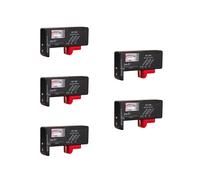 5X BT-168 AA/AAA/C/D/9V/1.5V Batterie Batteria un Bottone Universale il Misuratore con Codice Colore Indica Volt Tester Checker BT168