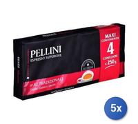 5x Bundle Caffe Pellini N 42 Tradizionale Gr 250X4