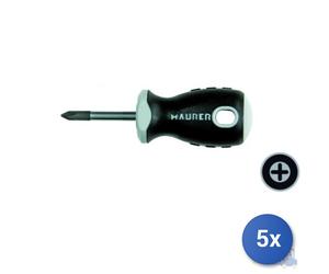 5x Cacciavite Nano Maurer Plus A Croce Phillips Acciaio S2 Ph 5X40