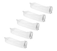 5x Calza filtrante per acquari, piscine, skimmer - nylon, 18 x 81 cm