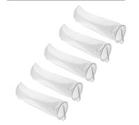 5x Calza filtrante per acquari, piscine, skimmer - polipropilene, 18 x 81 cm
