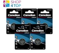 5x Camelion CR2477 3V Batterie a Bottone al Litio Per Portachiavi Orologi