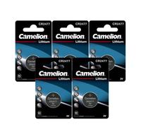 5 Camelion CR2477 batteries Litio 3V a Moneta DL2477 ECR2477 1BL Exp 2033 Nuovo