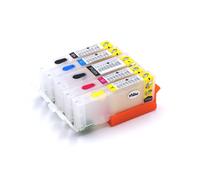 5x cartucce vuote sostituisce Canon CLI-551Y, PGI-550BK + chip