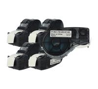 5x Cassetta per Brady BMP21-LAB IDPAL M210 LABPAL BMP21 Plus nero-bianco