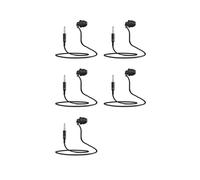 5X Cavo Corto Cavo di Prolunga Unilaterale per Auricolare Auricolare Nell'Orecchio Auricolare Singolo Auricolare nel Silicone Jack da 3,5 mm per