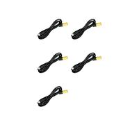5X Cavo di Alimentazione da Spina Maschio XT60 un Spina XT60 di Tipo C Cavo Adattatore di Ricarica XT60/T per Caricabatterie PD60 Quadcopter Drone RC