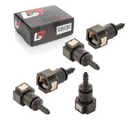 5x Chiusura Rapida Linea Del Carburante Guarnizione Tubo Dritto 7,89 5,5 MM