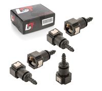 5x Chiusura Rapida Linea Del Carburante Guarnizione Tubo Dritto 7,89 5,5 MM