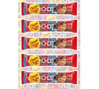 5X Chupa Chups Special, Choco Crunchy Milk Barretta Ricoperta di Cioccolato al Latte con Wafer Croccante 27gr