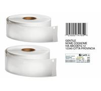 5x Compatibile 11354 57mm x 32mm Etichette adesive per Dymo Laber & Seiko SLP