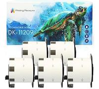 5x Compatibile Rotolo DK-11209 29mm x 62mm Etichette adesive (Etichetta per rotolo: 800) per Brother P-Touch QL-500 550 560 570 700 710W 720NW 800 810W 820NWB 1050 1060N 1100 1110NWB, Nastro in Carta