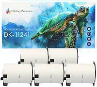 5x Compatibile Rotolo DK-11241 102mm x 152mm Etichette adesive (Etichetta per rotolo: 200) per Brother P-Touch QL-1050, QL-1060N, QL-1100, QL-1110NWB Stampante per Etichette, Nastro in Carta