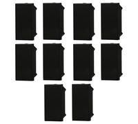 5x confezione 2pz (10pz) Tappo, falso polo, nero, Compatibile Con BTicino Axolute, frutti, interruttori, pulsanti, deviatori, dimmer, sensori, PIR, buzzer, Placche originali e compatibili