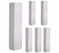 5X(Confezione da 6 Spazzole per WC nel Pietra Pomice, Rimuovere Gli Anelli 1137