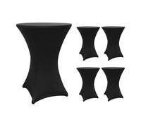 5X Copertura Per Tavolo Alto Stretch Ø 80 Cm Copertura Per Tavolo Da Bistrot
