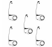 5x Cuffia Earpiece Per Kenwood BAOFENG TYT LINTON UV-5R TG-UV2 Two Way Nero Y