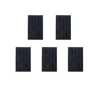 5X di Alta Qualita' 18V 2.5W Policristallino Stored Power Modulo di Pannello Solare System di Celle Solari Caricabatterie 19,4 X 12 X 0,3 cm