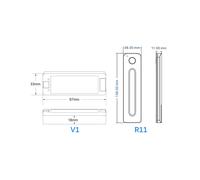 5X Dimmer A LED 12V 5V 24V 36V 8A PWM Interruttore RF Wireless con Telecomando di Regolazione Della Luminosità 2.4G per Striscia di Colore Singolo A
