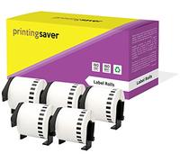 5x DK-22205 62 mm x 30,48 m Compatibili Etichette Nastri adesive continuo per Brother P-Touch QL-1110NWB QL-1100 QL-1060N QL-500 QL-500A QL-500BW QL-570 QL-580 QL-700 QL-710W QL-800 QL-810W QL-820NWB