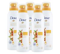 5x Dove Mousse Doccia Con Olio di Argan Morbidezza e Nutrimento 24h - 5 Flaconi