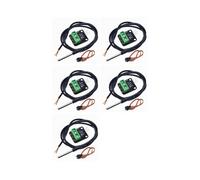 5X DS18B20 Kit Modulo Sensore di Temperatura Impermeabile 100 cm Cavo Sensore Digitale Adattatore Terminale Sonda per