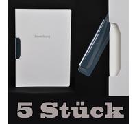 5x DURABLE Duraswing Lavoro - Due Pezzi Cartelline per Cv con Clip - Colore