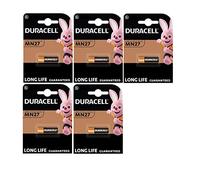 5X Duracell MN27 27A A27 8LR732 (5 Blister Da 1 Batteria) 5 pile