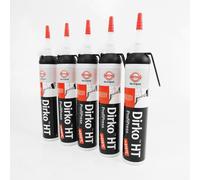 5x ELRING Dichtmasse DIRKO HT ProfiPress Nero 200ml 471.501 +315°C