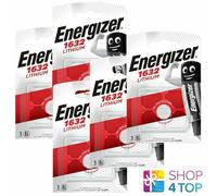 5x Energizer CR1632 3V Batterie A Bottone Al Litio DL1632 Per Orologio