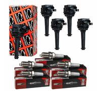 5x Engitech Bobina Accensione + Champion Candela per Volvo C70 i Cabriolet Bn