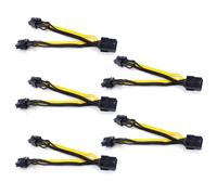 5X EPS CPU 8Pin a 2 porte PCIe Dual PCI-E 6+2Pin Y Splitter Miner GPU