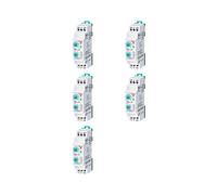 5X ERV-08 Relè Temporizzato Multifunzione con Ritardo Elettronico Regolabile (0,1 Sec.-100 Ore) per Tutte Le Aree Che Richiedono il Controllo del