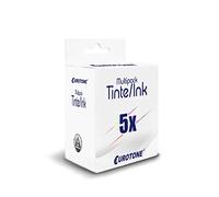 5x Eurotone Cartuccia per Brother MFC290C sostituisce LC-980 CMYK Set Blu Rosso Giallo