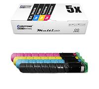 5x Eurotone Toner per Ricoh Aficio MP C 2051 2551 AD sostituisce 842061-842064 TYPE-MPC2551 TYPEMPC2551 Set