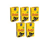 5x Fazer Salta Katten Pastilles 38g Salmiak Liquirizia Tablet Box Nordic Candy