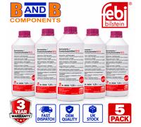 5x FEBI 38200 G13 liquido di raffreddamento antigelo 1,5 L viola VW Audi...