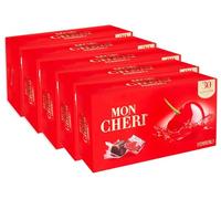 5X Ferrero Mon Cheri, Scatola Regalo con 30 MonChèri incartati singolarmente 315g [5 Confezioni]