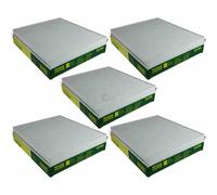 5X FILTRO MANN Filtro Dell'Aria Interna CU 2356