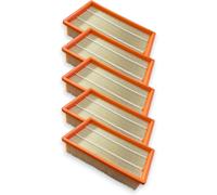 5x Filtro Plissettato Piatto per Kärcher NT35/1 45/1 55/1 Tatto Te CON , Ap