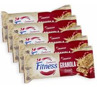 5X Fitness Granola Cranberries Crunchy Barretta con Avena Integrale e Mirtilli Rossi 38g