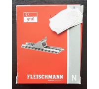 5X Fleischmann Scala N 9116 Fermata Buffer Modello Treno Vintage