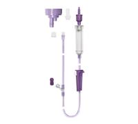 5x Flocare Packset/Bottiglia Überleitset, Schwerkraft-überleitgerät PZN