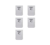 5X for 1 Mega Memory Card for PS1 PS One for 1 Game Console Save Game Data Saving Progress 1MB Memory Card