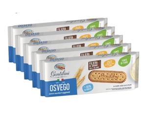 5X Gentilini Osvego Biscotti Senza Zuccheri Aggiunti 250g